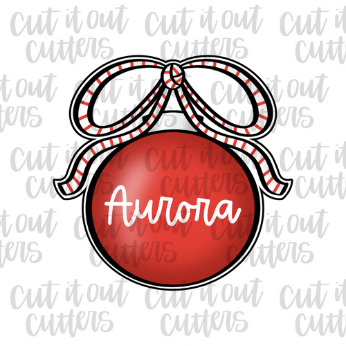 Floppy Bow Ornament Cookie Cutter
