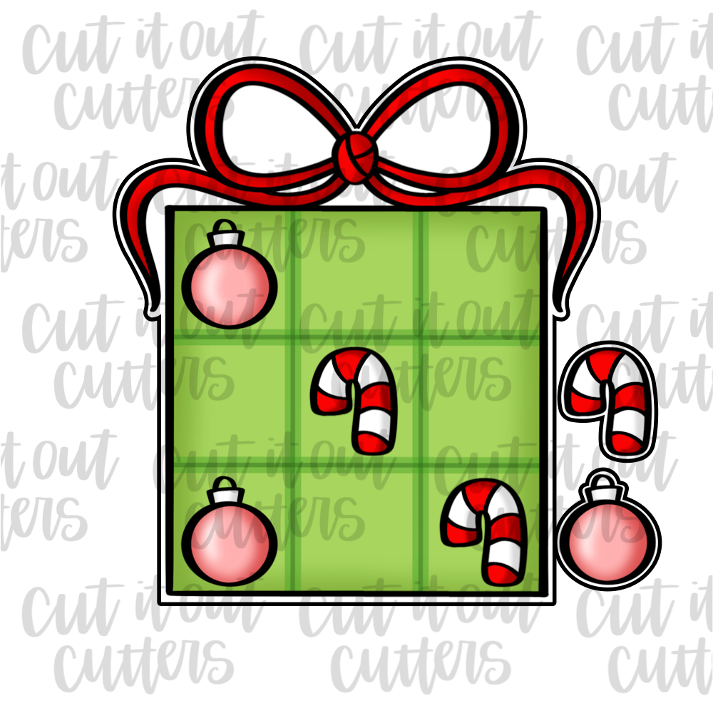 Floppy Bow Tic Tac Toe Cookie Cutter