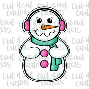 Fluffy Snowman Cookie Cutter