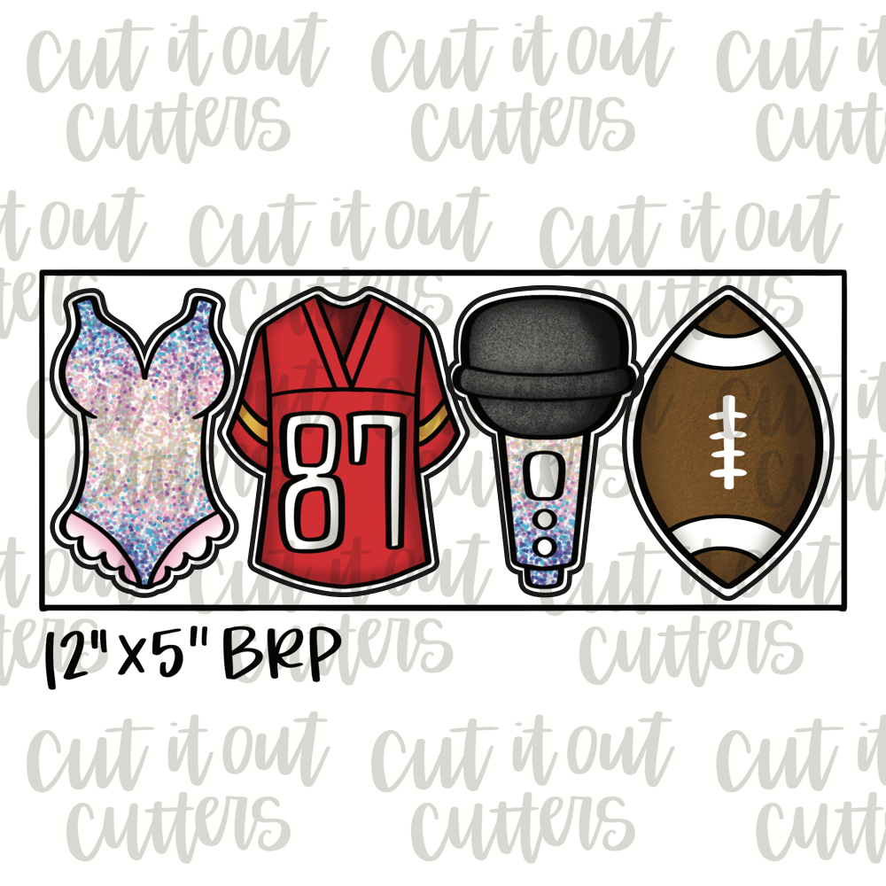 Singer/Football Player Sticks Cookie Cutter Set – Cut It Out Cutters