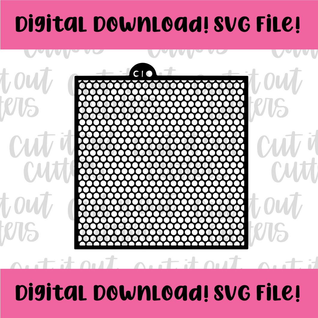 DIGITAL DOWNLOAD SVG File for Football Texture Stencil