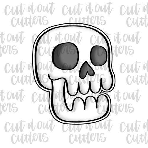 Funky Skull Cookie Cutter