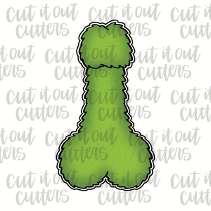 Adult Christmas Peens Cookie Cutter