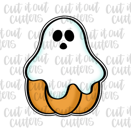 Ghosty Pumpkin Cookie Cutter