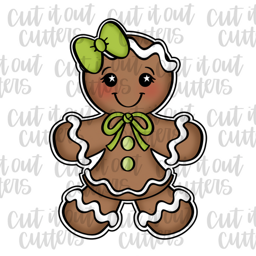 Gingerbread Gal Cookie Cutter