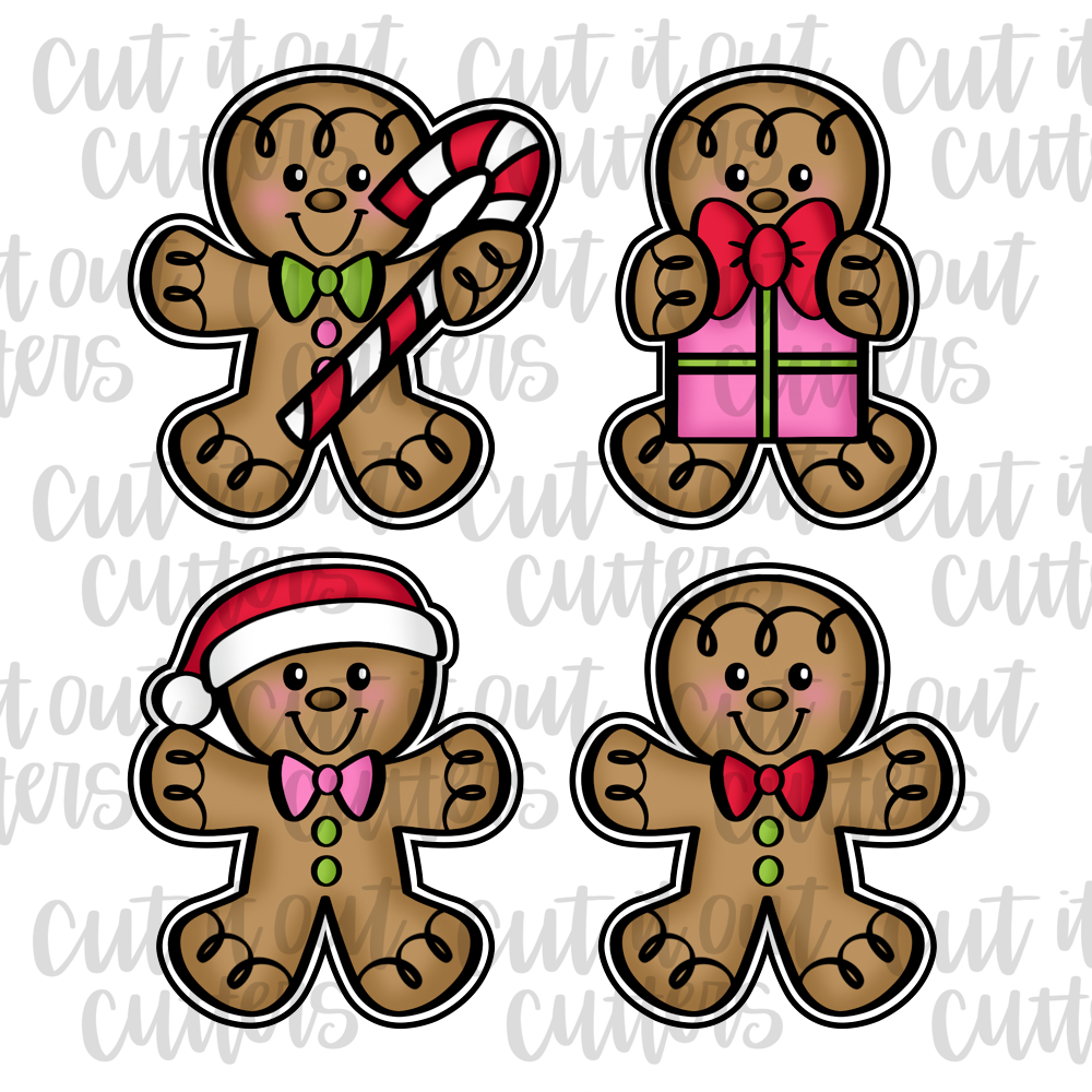 Gingerbread Guys Cookie Cutter Set