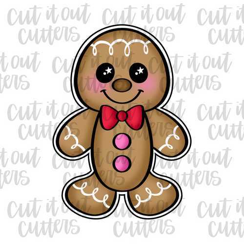 Gingerbread Stuffie Cookie Cutter