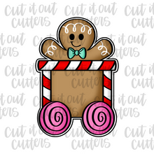 Load image into Gallery viewer, Gingerbread Train Cookie Cutter Set