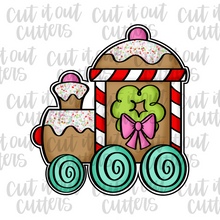 Load image into Gallery viewer, Gingerbread Train Cookie Cutter Set