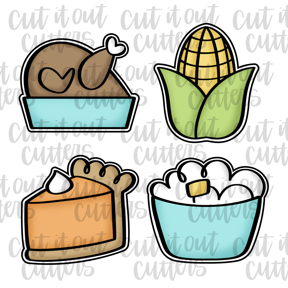 Give Thanks Mini Cookie Cutter Set