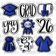 Load image into Gallery viewer, Grad Minis Cookie Cutter Set
