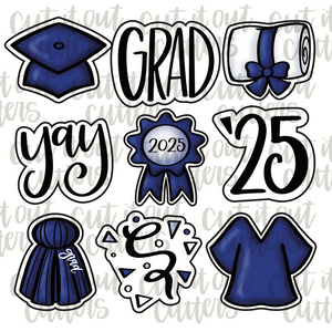 Grad Minis Cookie Cutter Set