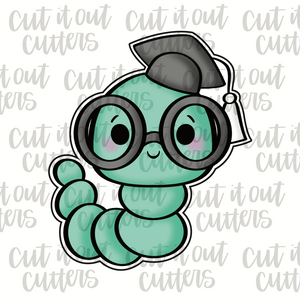 Grad Worm Cookie Cutter
