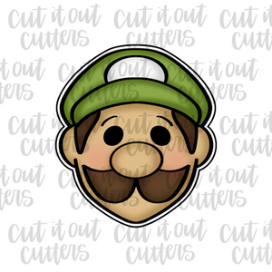 Green Hat Brother Cookie Cutter
