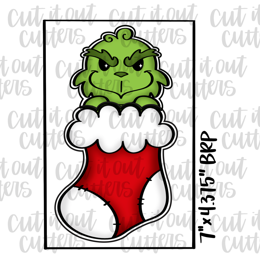 Stocking Stuffer - Grump - Cookie Cutter Set