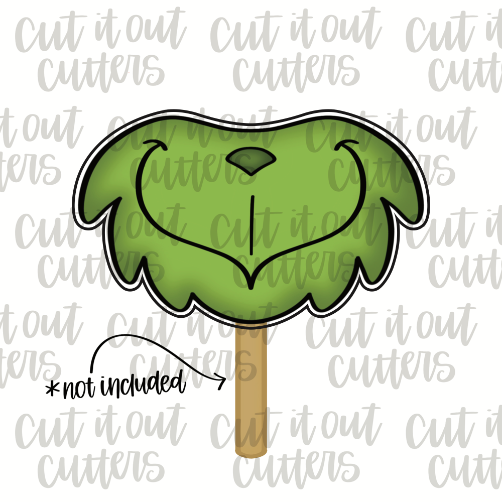 Grump Stick Face Cookie Cutter