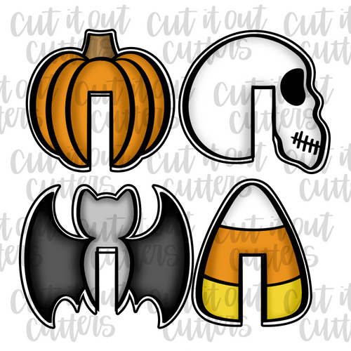 Halloween Muggie Cookie Cutter Set