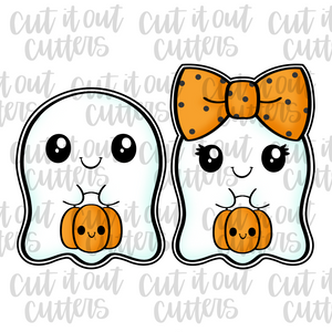 Happy Ghost Lovers Cookie Cutter Set