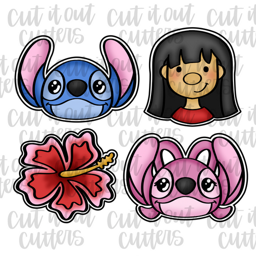 Hawaiian Friends Cookie Cutter Mini Set