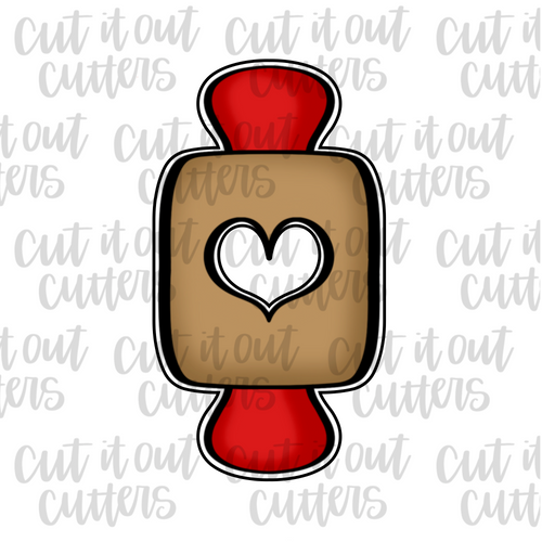 Heart Rolling Pin Cookie Cutter