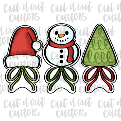 Holiday Stick Toppers Cookie Cutter Set