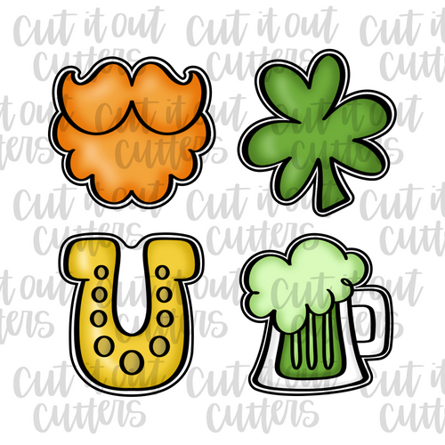 Irish Pub Cookie Cutter Mini Set