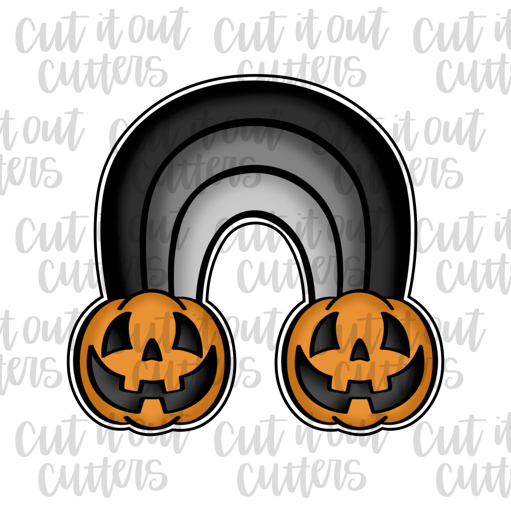 Jack-O-Lantern Rainbow Cookie Cutter