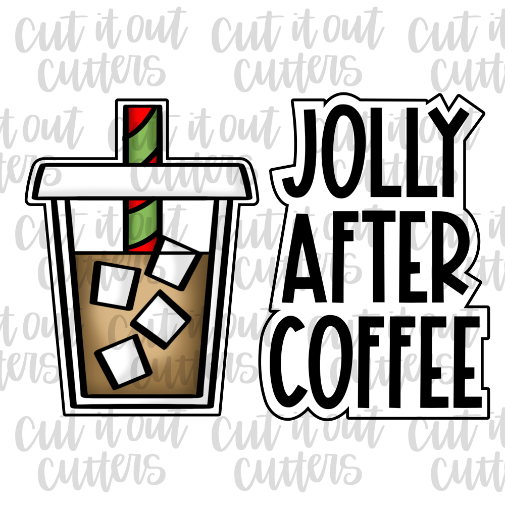 Jolly After Coffee Cookie Cutter Set