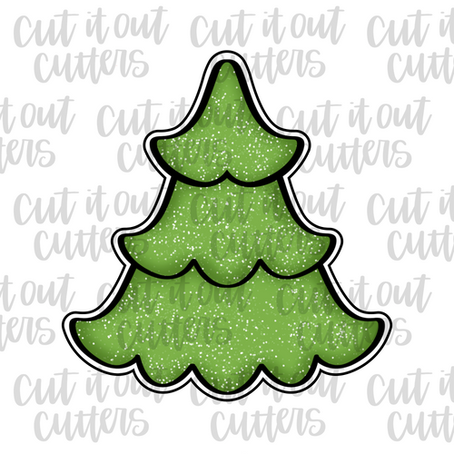 Jolly Christmas Tree Cookie Cutter