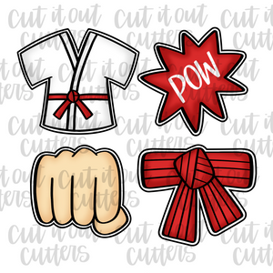 Karate Cookie Cutter Set