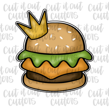 King Burger Cookie Cutter