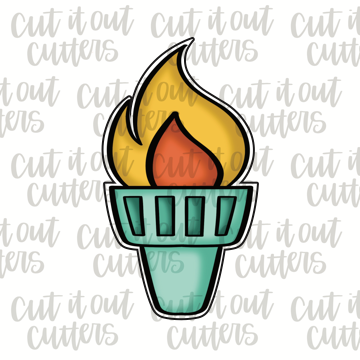 Lady Liberty Torch Cookie Cutter