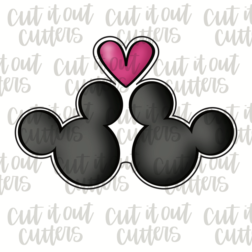 Love Mice Cookie Cutter