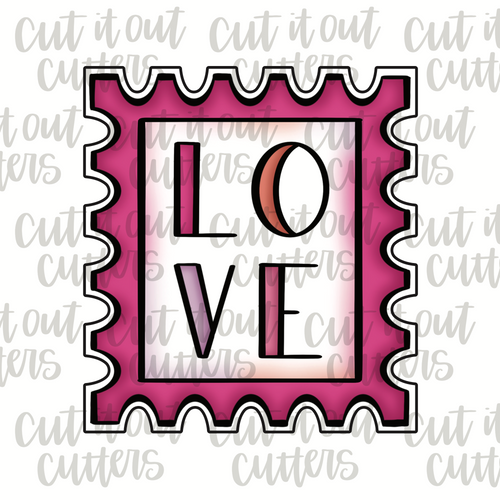 Love Stamp Cookie Cutter