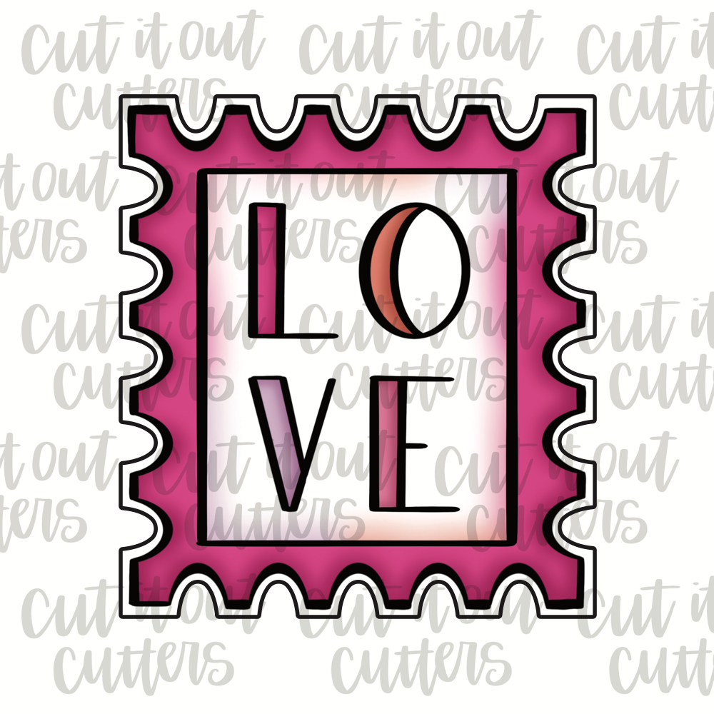 Love Stamp Cookie Cutter