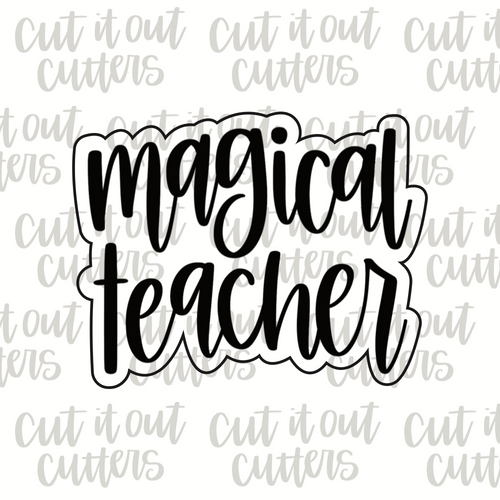 Magical Teacher Cookie Cutter