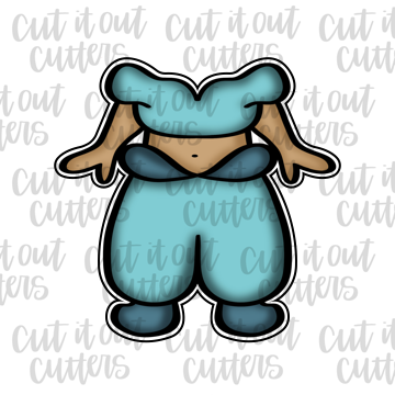 Magic Lamp Princess Dress Cookie Cutter – Cut It Out Cutters