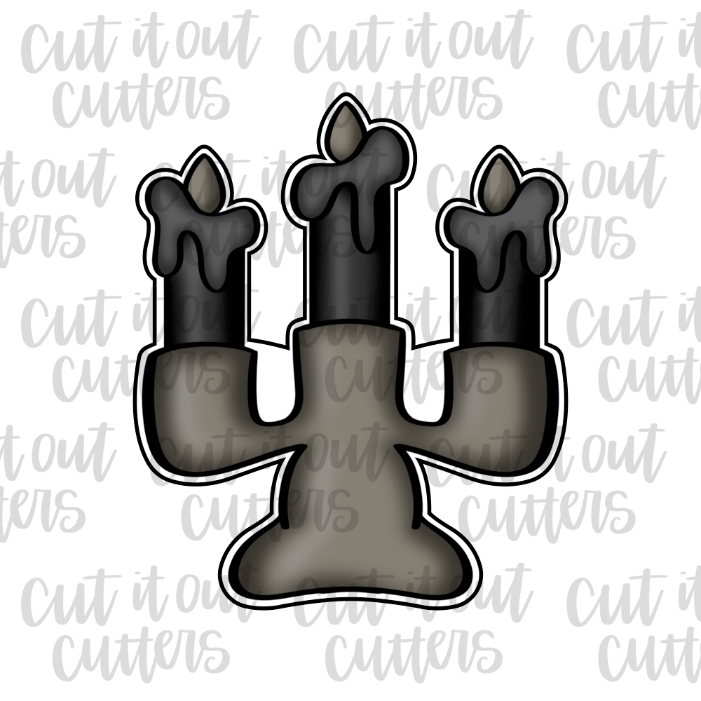 Mansion Candelabra Cookie Cutter