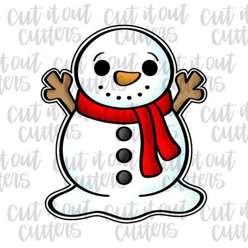 Melting Snowman Cookie Cutter