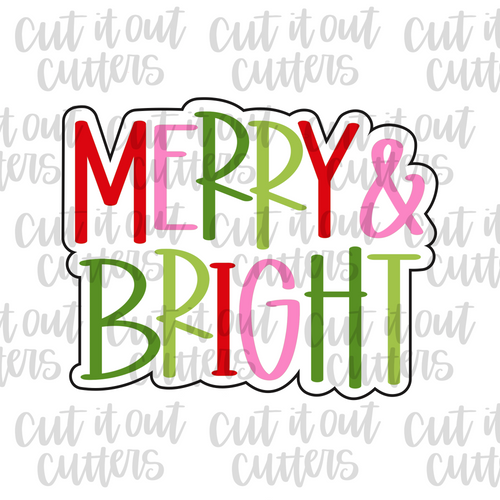 Merry & Bright Boxy Cookie Cutter
