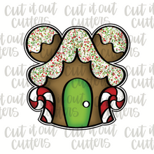 Load image into Gallery viewer, Mouse Ear Gingerbread Cookie Cutter