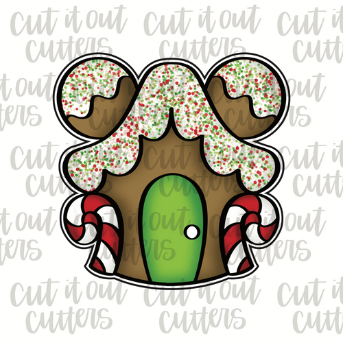 Mouse Ear Gingerbread Cookie Cutter