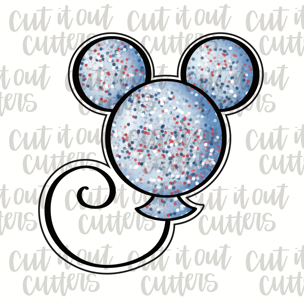 Mousey Balloon Cookie Cutter