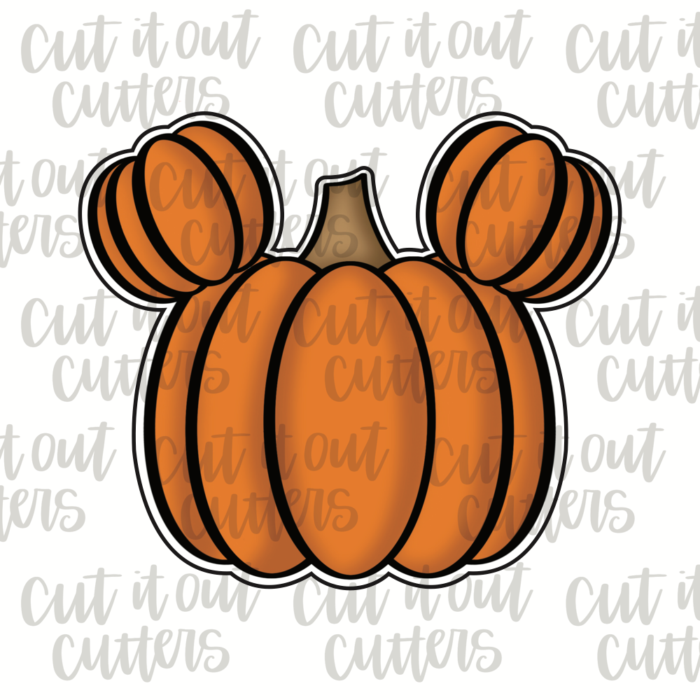 Mousey Pumpkin Cookie Cutter