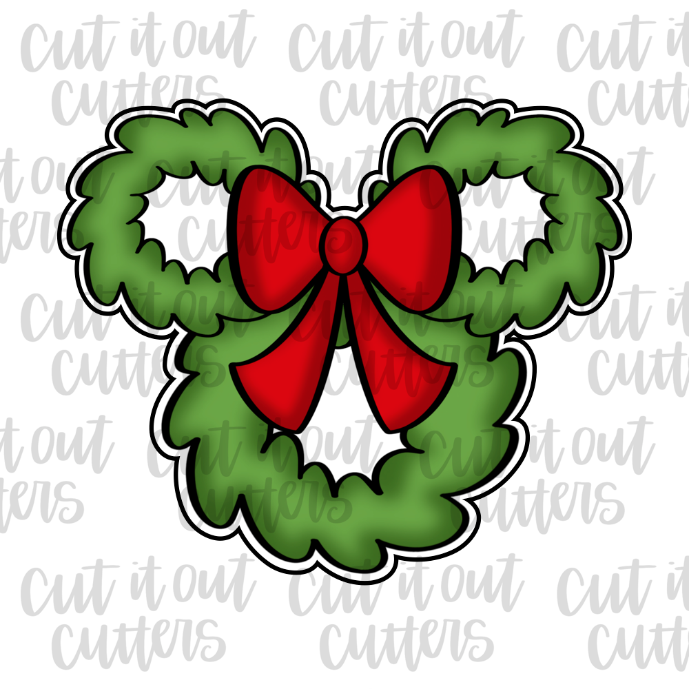 Mousey Wreath Cookie Cutter