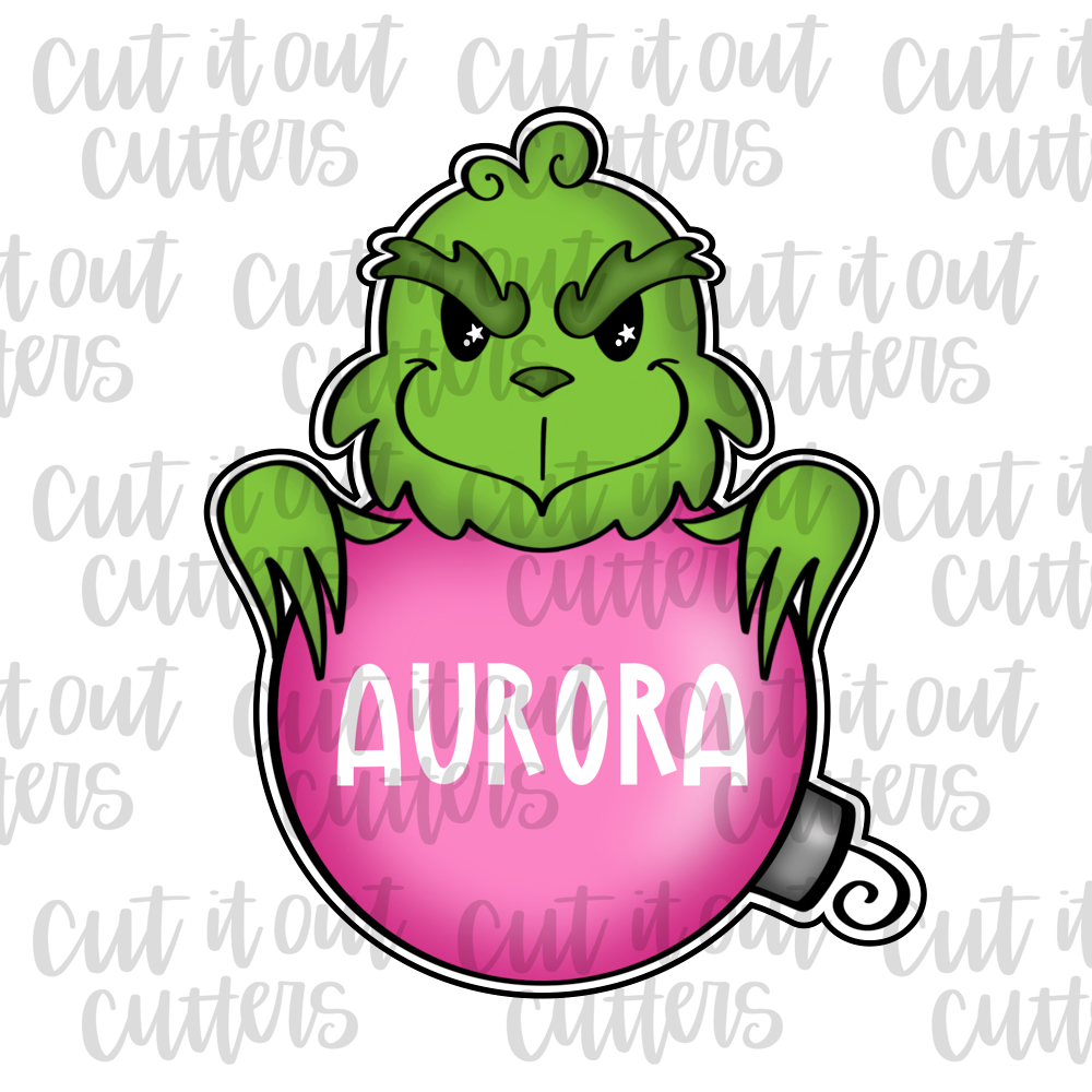 Mr. Grump Ornament Ball Cookie Cutter