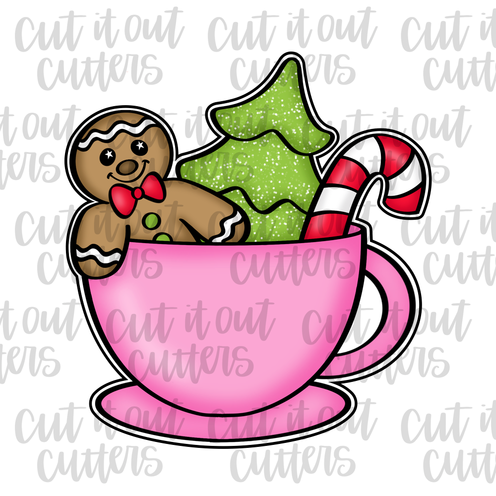 Mug Full of Christmas Cookie Cutter