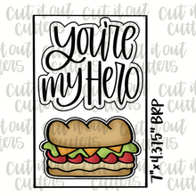 Load image into Gallery viewer, You&#39;re My Hero &amp; Sub Cookie Cutter Set