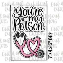 Load image into Gallery viewer, My Person &amp; Stethoscope Cookie Cutter Set