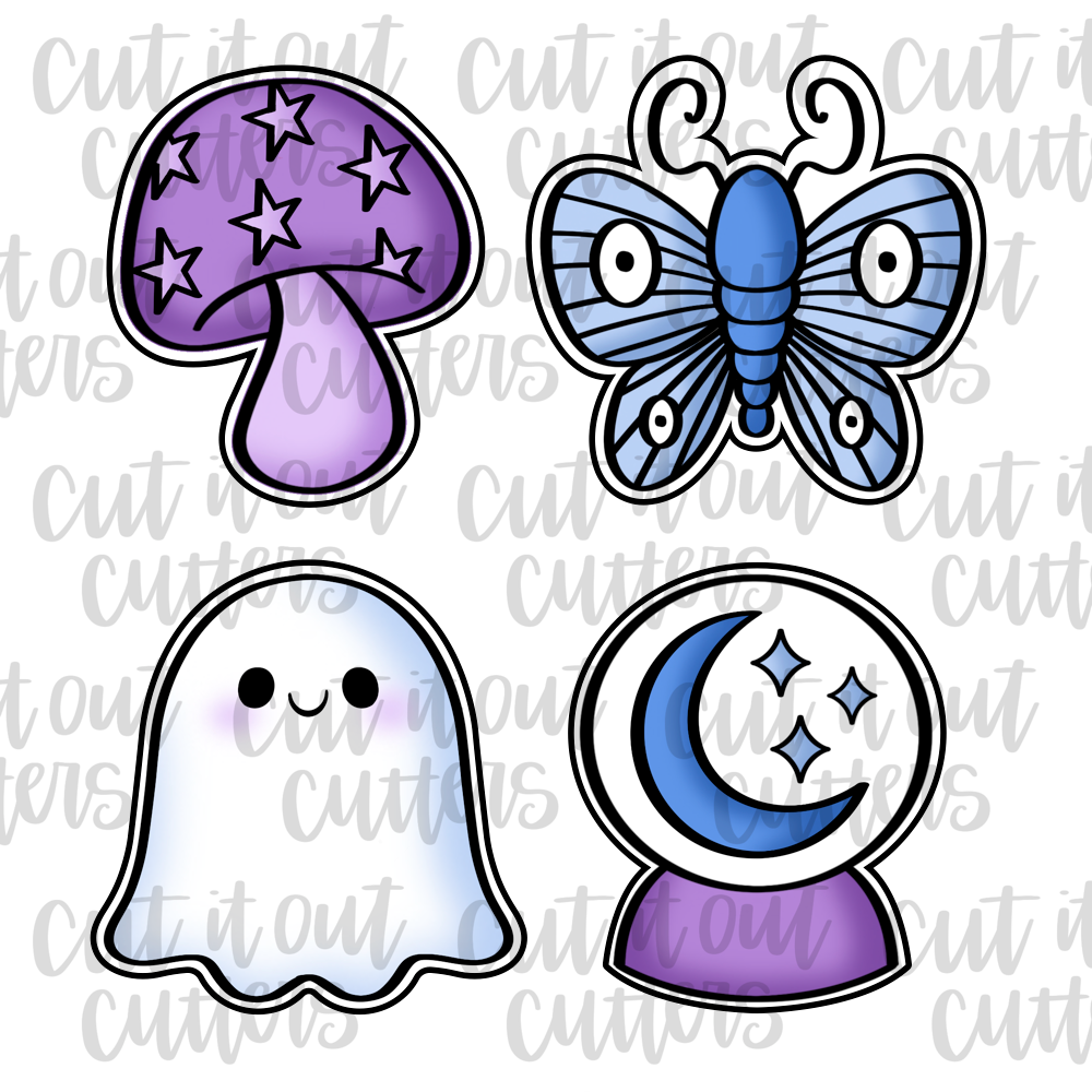 Mystical Witchy Mini Cookie Cutter Set